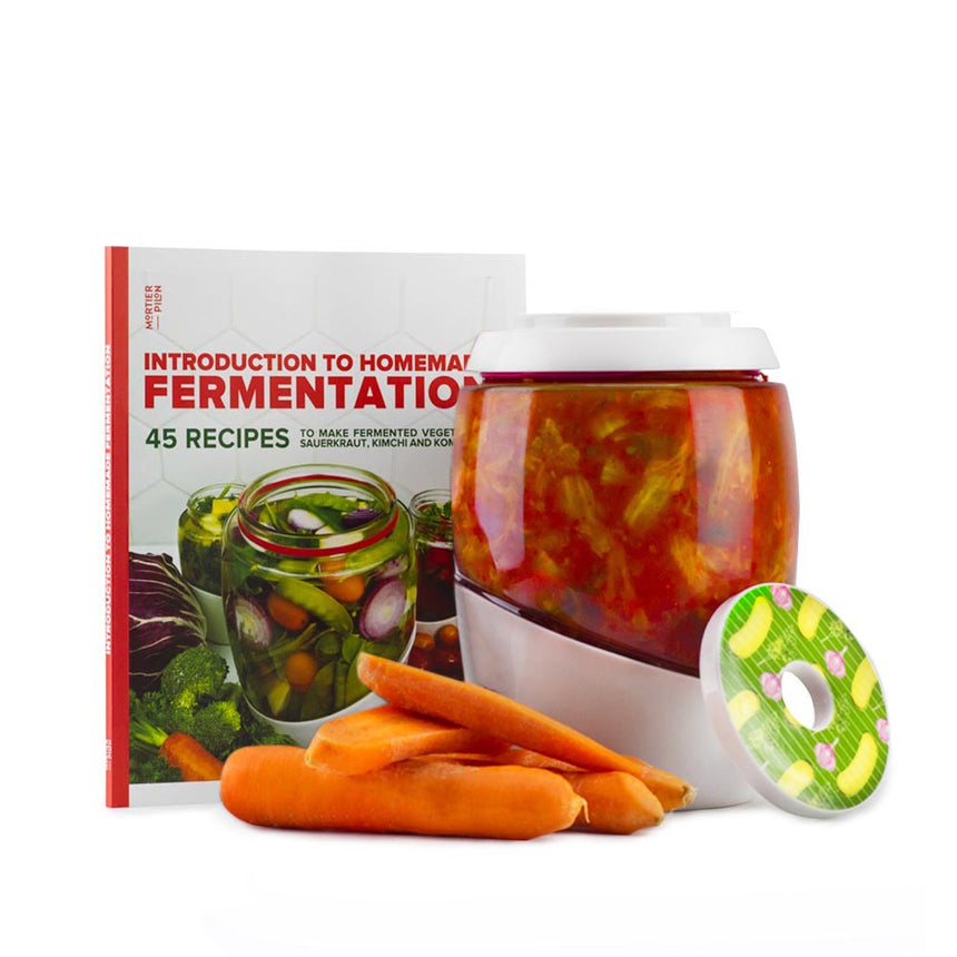 2L Glass Fermentation Jar + Recipe Book
